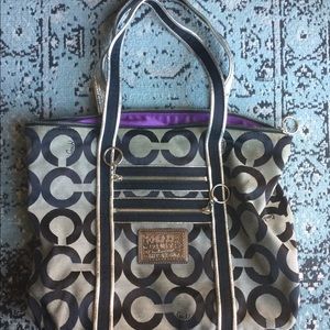 Coach poppy Black purse